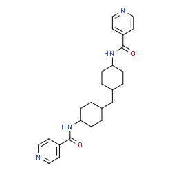 ChemSpider 2D Image | N,N'-(Methylenedi-4,1-cyclohexanediyl)diisonicotinamide | C25H32N4O2