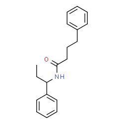 ChemSpider 2D Image | 4-Phenyl-N-(1-phenylpropyl)butanamide | C19H23NO
