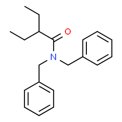 ChemSpider 2D Image | N,N-Dibenzyl-2-ethylbutanamide | C20H25NO