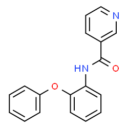 ChemSpider 2D Image | N-(2-Phenoxyphenyl)nicotinamide | C18H14N2O2