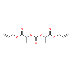 ChemSpider 2D Image | allyl 2-(2-allyloxy-1-methyl-2-oxo-ethoxy)carbonyloxypropanoate | C13H18O7