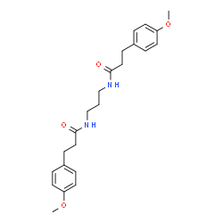 ChemSpider 2D Image | N,N'-1,3-Propanediylbis[3-(4-methoxyphenyl)propanamide] | C23H30N2O4