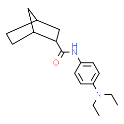 ChemSpider 2D Image | N-[4-(Diethylamino)phenyl]bicyclo[2.2.1]heptane-2-carboxamide | C18H26N2O