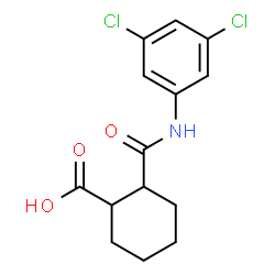 ChemSpider 2D Image | 2-[(3,5-Dichlorophenyl)carbamoyl]cyclohexanecarboxylic acid | C14H15Cl2NO3