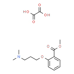 ChemSpider 2D Image | Methyl 2-[3-(dimethylamino)propoxy]benzoate ethanedioate (1:1) | C15H21NO7