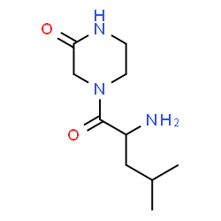 ChemSpider 2D Image | 4-Leucyl-2-piperazinone | C10H19N3O2