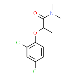 ChemSpider 2D Image | 2-(2,4-Dichlorophenoxy)-N,N-dimethylpropanamide | C11H13Cl2NO2