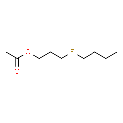 ChemSpider 2D Image | 3-(Butylsulfanyl)propyl acetate | C9H18O2S