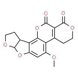 ChemSpider 2D Image | Aflatoxin G2 | C17H14O7