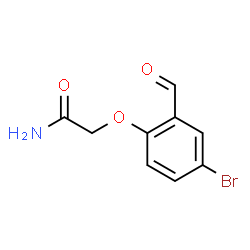 ChemSpider 2D Image | 2-(4-Bromo-2-formylphenoxy)acetamide | C9H8BrNO3
