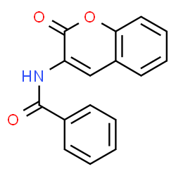 ChemSpider 2D Image | 3-Benzamidocoumarin | C16H11NO3