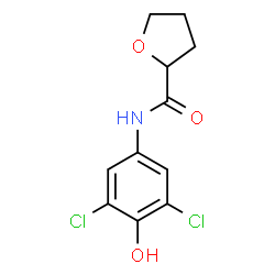 ChemSpider 2D Image | N-(3,5-Dichloro-4-hydroxyphenyl)tetrahydro-2-furancarboxamide | C11H11Cl2NO3