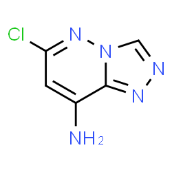 ChemSpider 2D Image | 6-Chloro[1,2,4]triazolo[4,3-b]pyridazin-8-amine | C5H4ClN5
