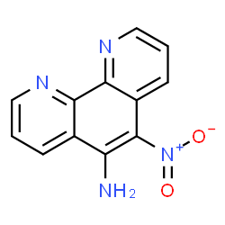 ChemSpider 2D Image | 6-Nitro-1,10-phenanthrolin-5-amine | C12H8N4O2