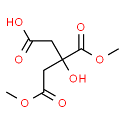 ChemSpider 2D Image | dimethyl citrate | C8H12O7