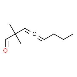 ChemSpider 2D Image | 2,2-Dimethyl-3,4-octadienal | C10H16O