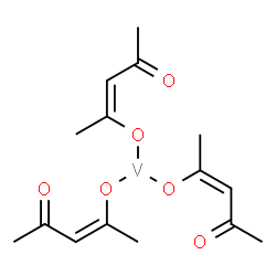 ChemSpider 2D Image | VANADIUM(III) ACETYLACETONATE | C15H21O6V