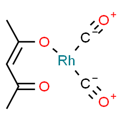 ChemSpider 2D Image | Dicarbonyl[4-(hydroxy-kappaO)-3-penten-2-onato]rhodium | C7H11O4Rh