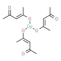 ChemSpider 2D Image | Dysprosium tris[(2E)-4-oxo-2-penten-2-olate] | C15H21DyO6
