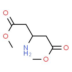ChemSpider 2D Image | Dimethyl 3-aminopentanedioate | C7H13NO4