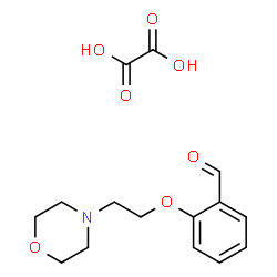 ChemSpider 2D Image | 2-(2-Morpholinoethoxy)benzaldehyde oxalate | C15H19NO7