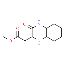 ChemSpider 2D Image | Methyl (3-oxodecahydro-2-quinoxalinyl)acetate | C11H18N2O3