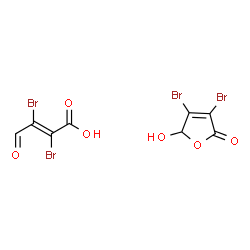 ChemSpider 2D Image | Mucobromic acid | C8H4Br4O6