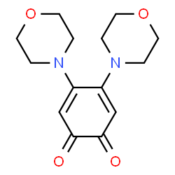 ChemSpider 2D Image | 4,5-Di(4-morpholinyl)-1,2-benzoquinone | C14H18N2O4