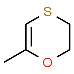 ChemSpider 2D Image | 2-Methyl-5,6-dihydro-1,4-oxathiine | C5H8OS