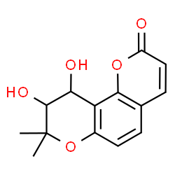 ChemSpider 2D Image | Khellactone, Cis-(-)- | C14H14O5