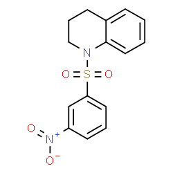 ChemSpider 2D Image | 1-[(3-Nitrophenyl)sulfonyl]-1,2,3,4-tetrahydroquinoline | C15H14N2O4S