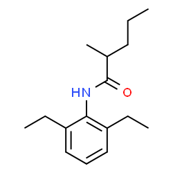 ChemSpider 2D Image | N-(2,6-Diethylphenyl)-2-methylpentanamide | C16H25NO