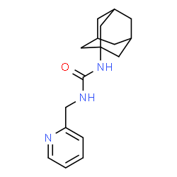 ChemSpider 2D Image | 1-Adamantan-1-yl-3-(2-pyridinylmethyl)urea | C17H23N3O