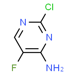 ChemSpider 2D Image | 2-Chloro-5-fluoro-4-pyrimidinamine | C4H3ClFN3