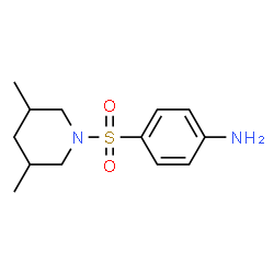ChemSpider 2D Image | 4-(3,5-dimethylpiperidin-1-ylsulfonyl)aniline | C13H20N2O2S