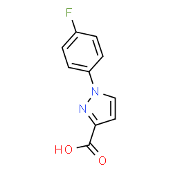 ChemSpider 2D Image | 1-(4-Fluorophenyl)-1H-pyrazole-3-carboxylic acid | C10H7FN2O2