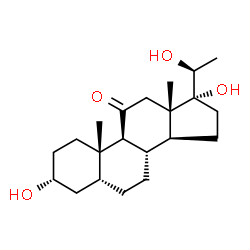 ChemSpider 2D Image | pregnanetriolone | C21H34O4