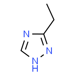ChemSpider 2D Image | 3-Ethyl-1H-1,2,4-triazole | C4H7N3