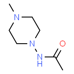 ChemSpider 2D Image | N-(4-Methyl-1-piperazinyl)acetamide | C7H15N3O