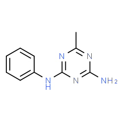 ChemSpider 2D Image | 6-Methyl-N-phenyl-1,3,5-triazine-2,4-diamine | C10H11N5