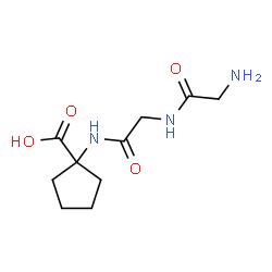 ChemSpider 2D Image | Glycyl-N-(1-carboxycyclopentyl)glycinamide | C10H17N3O4