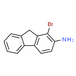 ChemSpider 2D Image | 1-Bromo-9H-fluoren-2-amine | C13H10BrN
