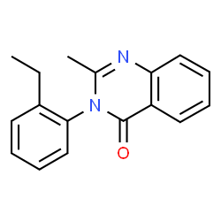 ChemSpider 2D Image | etaqualone | C17H16N2O