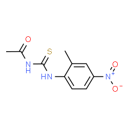 ChemSpider 2D Image | N-[(2-Methyl-4-nitrophenyl)carbamothioyl]acetamide | C10H11N3O3S