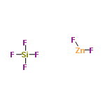 InChI=1/F4Si.2FH.Zn/c1-5(2,3)4;;;/h;2*1H;/q;;;+2/p-2