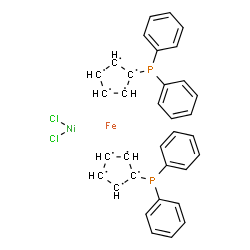 ChemSpider 2D Image | Ni(dppf)Cl2 | C34H28Cl2FeNiP2