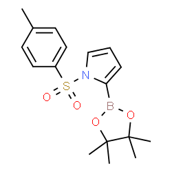 ChemSpider 2D Image | 2-(4,4,5,5-Tetramethyl-1,3,2-dioxaborolan-2-yl)-1-tosyl-1H-pyrrole | C17H22BNO4S