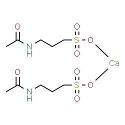 ChemSpider 2D Image | Calcium bis(3-acetamido-1-propanesulfonate) | C10H20CaN2O8S2