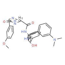 ChemSpider 2D Image | N-(4-{[3-(Dimethylamino)benzyl]amino}-3-hydroxy-1-phenyl-2-butanyl)-1-(3-methoxybenzyl)-2-oxo-4-imidazolidinecarboxamide | C31H39N5O4