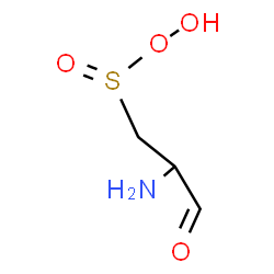 ChemSpider 2D Image | 2-Amino-3-oxo-1-propanesulfinoperoxoic acid | C3H7NO4S